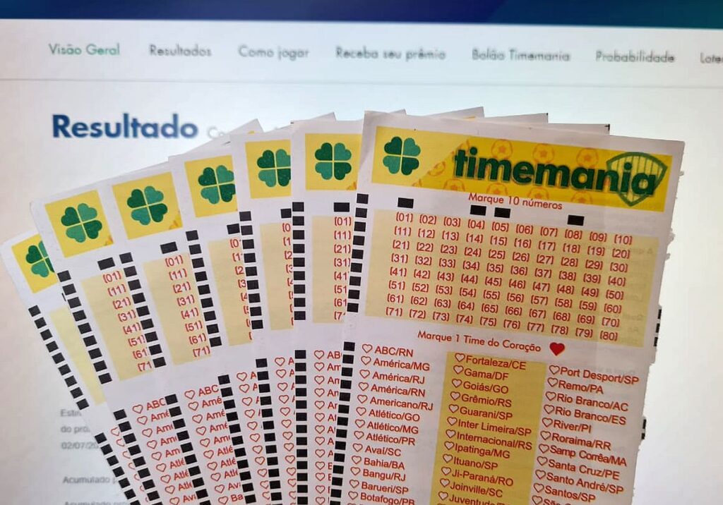 Timemania 2358 acumula e prêmio salta para R$ 7,8 milhões Timemania 2358 acumula e prêmio salta para R$ 7,8 milhões