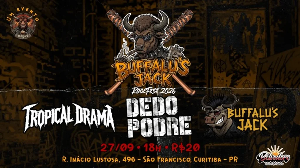 Buffalu’s Jack RockFest reúne hardcore e punk autoral paranaense em Curitiba Buffalu’s Jack RockFest reúne hardcore e punk autoral paranaense em Curitiba