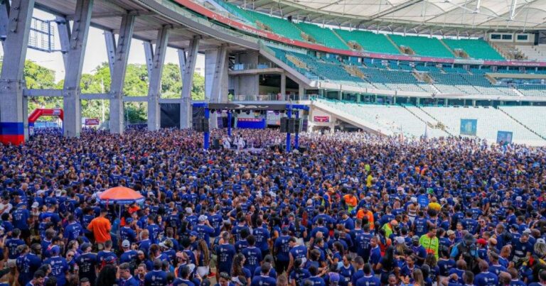 Corrida do Bahêa: Mais de 10 mil Torcedores Transformam Fonte Nova em um Grande Evento