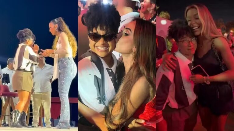 Tia Milena Brilha em Show de Ivete Sangalo e é Celebrada por Celebridades