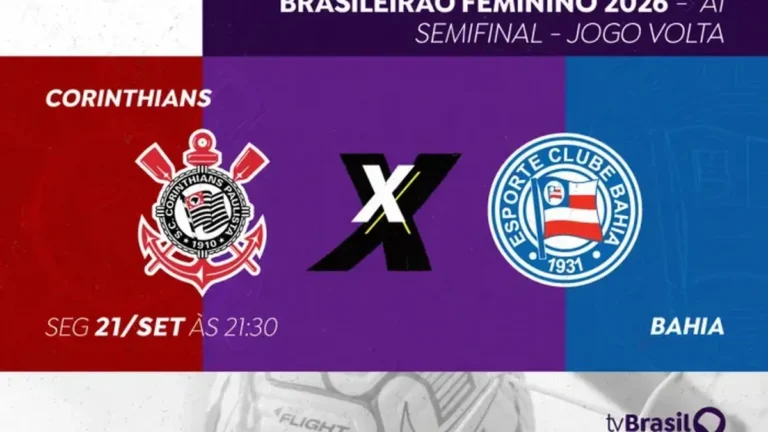 Futebol feminino: TV Brasil transmite semifinal entre Corinthians e Bahia com exclusividade