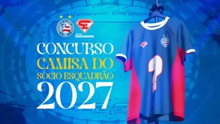 Bahia lança concurso para torcedores criarem camisa do Sócio Esquadrão 2027