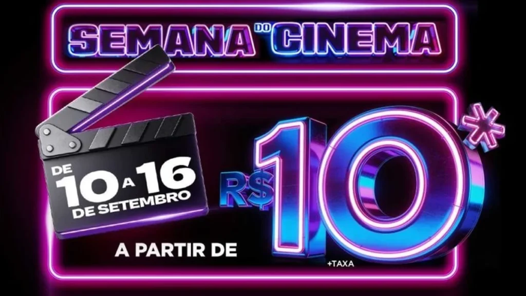 Semana do Cinema em Manaus com ingressos a partir de R$ 10