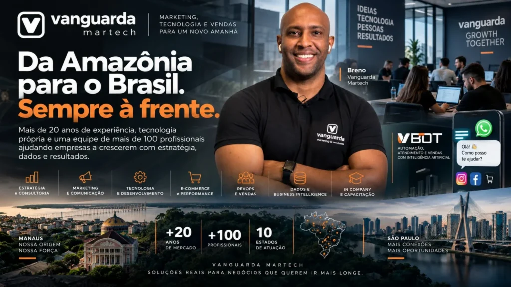 Vanguarda Martech: 20 Anos Integrando Marketing, Tecnologia e Dados para Transformar Negócios Vanguarda Martech: 20 Anos Integrando Marketing, Tecnologia e Dados para Transformar Negócios