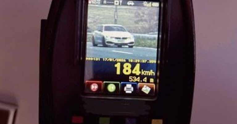 Flagrante de Carro de Luxo a 184 km/h na BR-101: O Perigo da Velocidade