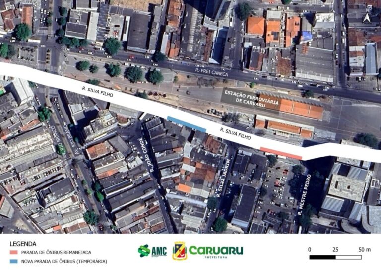 Mudança Temporária no Ponto de Ônibus da Estação Ferroviária em Caruaru Mudança Temporária no Ponto de Ônibus da Estação Ferroviária em Caruaru
