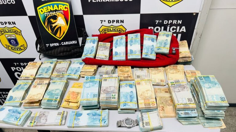Operação Policial Resulta em Prisão e Apreensão de R$ 495 mil no Agreste de PE Operação Policial Resulta em Prisão e Apreensão de R$ 495 mil no Agreste de PE