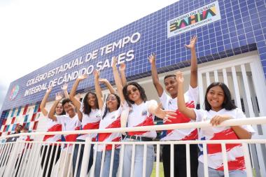 Cândido Sales Celebra Inauguração da Nova Escola de Tempo Integral com 25 Milhões Investidos Cândido Sales Celebra Inauguração da Nova Escola de Tempo Integral com 25 Milhões Investidos