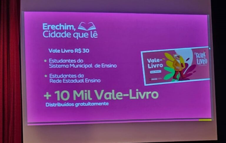 Erechim: Um Passo à Frente na Leitura como Política Cultural Erechim: Um Passo à Frente na Leitura como Política Cultural