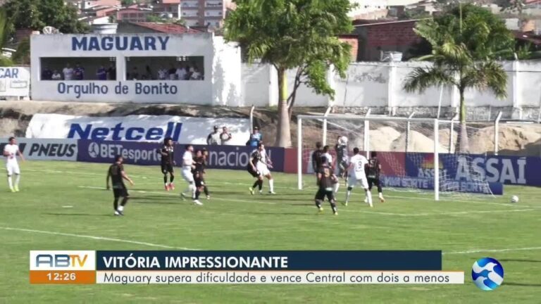 Maguary e Central: Relembre o Jogo Marcado por Expulsões e Gol nos Acréscimos