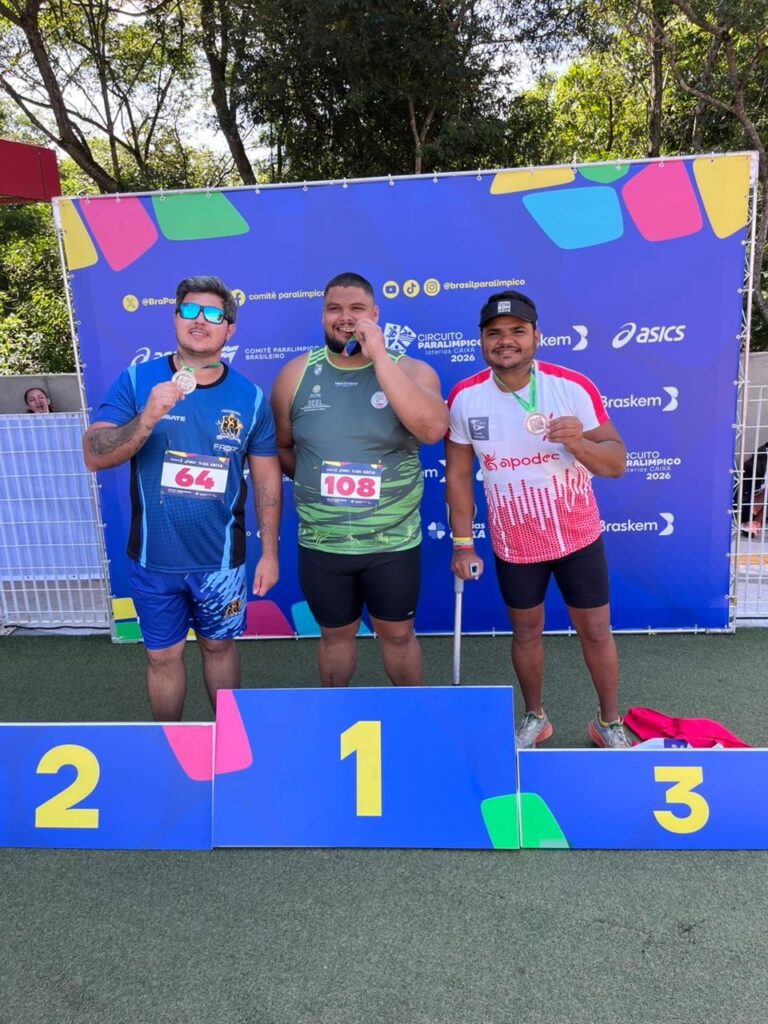 Thyago Brilha e Conquista Bronze no Circuito Nacional Paralímpico Thyago Brilha e Conquista Bronze no Circuito Nacional Paralímpico