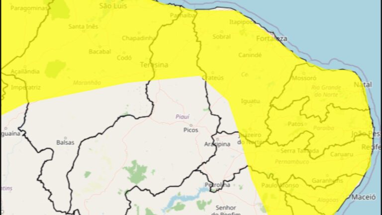 Alerta Amarelo em Pernambuco: 105 Cidades Sob Risco de Chuvas Intensificadas