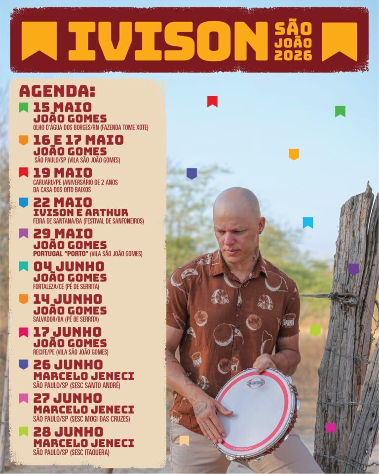 Ivison Santos: O Percussionista Caruaruense que Brilha ao Lado de João Gomes e Marcelo Jeneci