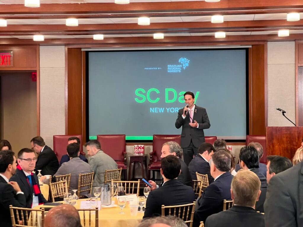 Governo de SC Inaugura Escritório da Invest SC em Nova York e Promove Parcerias Internacionais