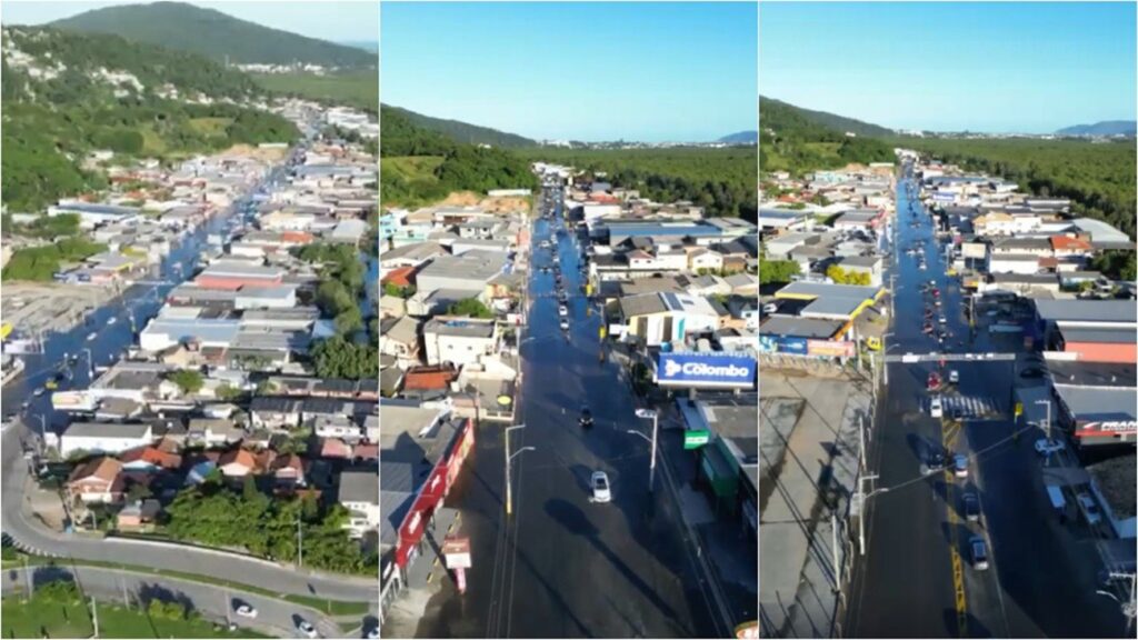 Maré Alta em Florianópolis: Alagamentos Afetam Trânsito e Causam Perturbações
