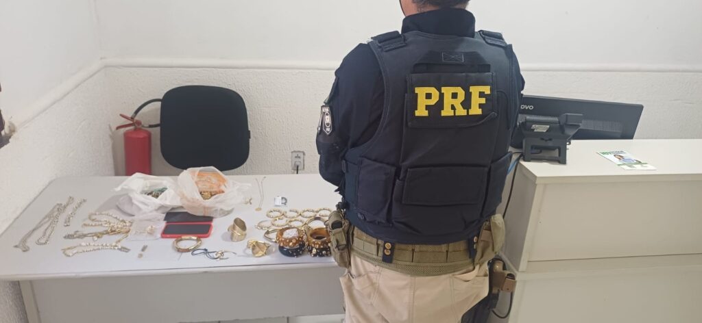 Polícia Rodoviária Federal Apreende Joias Avaliadas em R$ 1 Mil em Corrida de Táxi Imagem do artigo