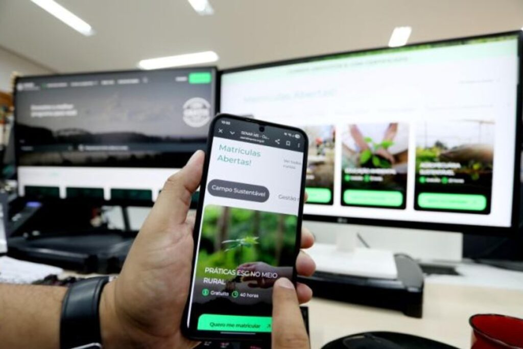 Capacitação Gratuita: Senar Lança Plataforma EAD com 35 Cursos para o Agronegócio