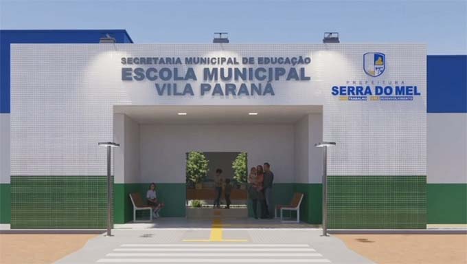 Prefeitura de Serra do Mel Investe em Educação com Nova Escola Modelo na Vila Paraná Prefeitura de Serra do Mel Investe em Educação com Nova Escola Modelo na Vila Paraná