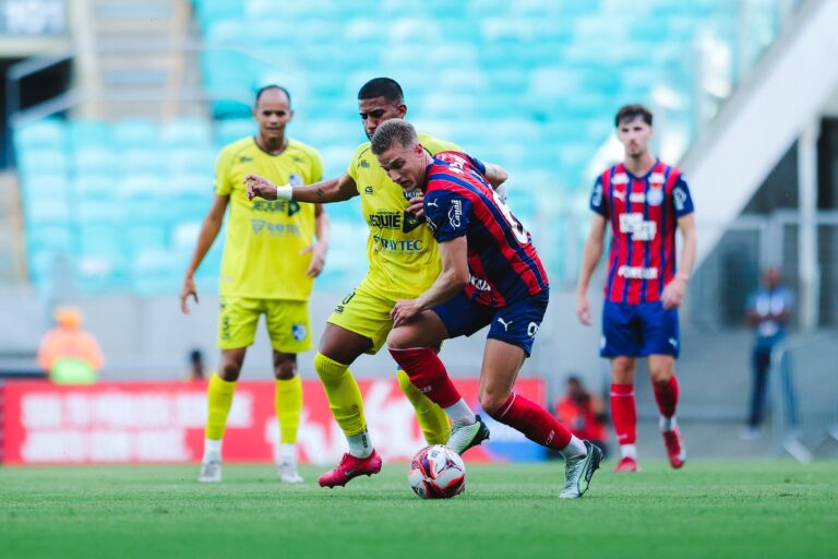 Bahia Brilha na Estreia: Jota e Ruan Pablo Garantem Vitória Contra o Jequié Bahia Brilha na Estreia: Jota e Ruan Pablo Garantem Vitória Contra o Jequié
