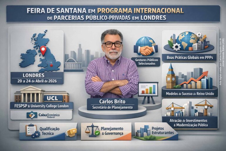 Feira de Santana Brilha em Londres: Oportunidade em Parcerias Público-Privadas