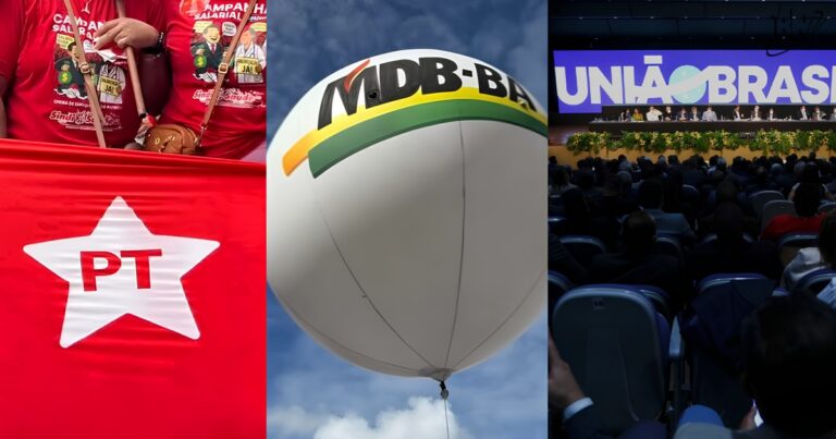 PT, MDB e União Brasil Dominam Filiações Partidárias na Bahia para 2026