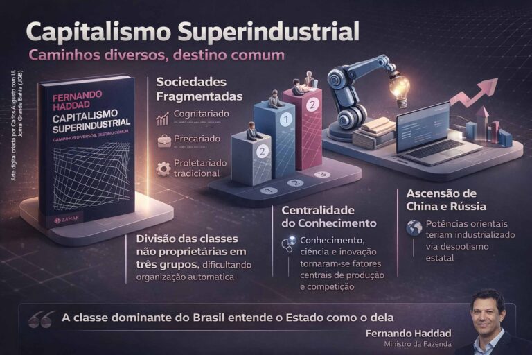 Fernando Haddad Lança Livro e Critica Herança Escravocrata no Capitalismo Superindustrial