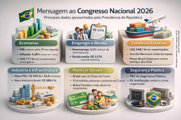 Mensagem ao Congresso 2026: Lula reafirma compromisso com um Brasil mais justo e define prioridades