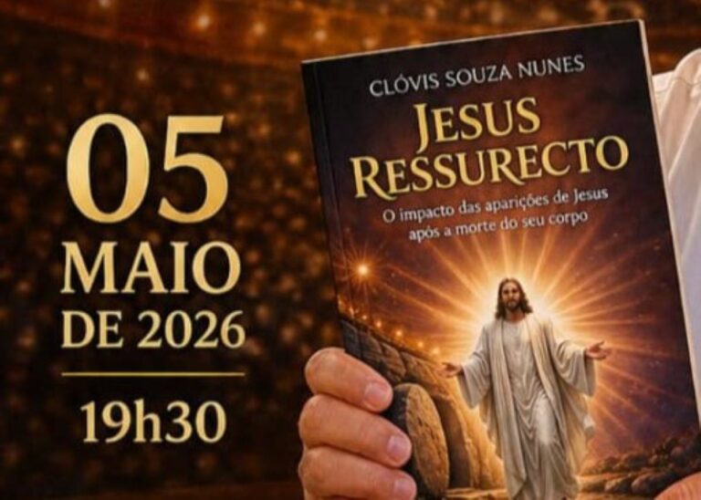 Lançamento do Livro 'Jesus Ressurrecto' e Eventos Imperdíveis em Maio