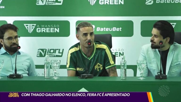 Thiago Galhardo brilha com dois gols na estreia do Feira FC em competições oficiais Thiago Galhardo brilha com dois gols na estreia do Feira FC em competições oficiais