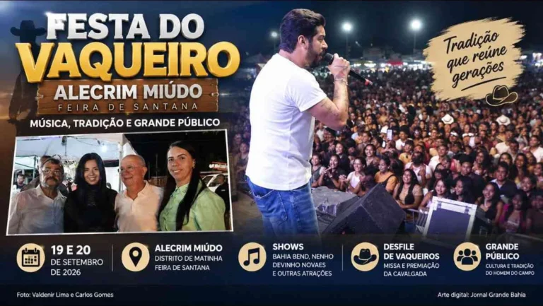 38ª Festa do Vaqueiro de Alecrim Miúdo celebra cultura sertaneja com shows e tradições em Feira de S