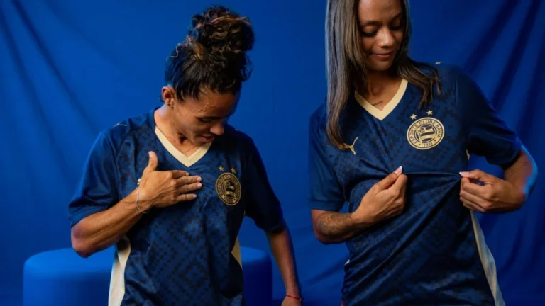 Bahia lança terceiro uniforme com tecnologia têxtil inovadora de Joinville