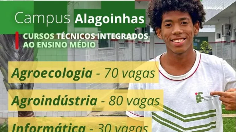 IF Baiano oferece 180 vagas para cursos técnicos integrados em Alagoinhas IF Baiano oferece 180 vagas para cursos técnicos integrados em Alagoinhas
