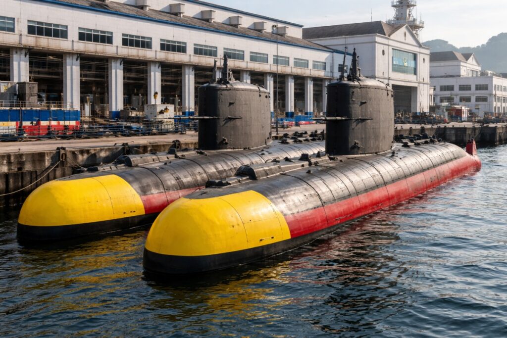 Submarinos Históricos da Marinha do Brasil Ganham Nova Pintura e Podem Ser Alvos em Exercícios Milit