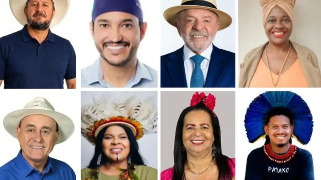 Além de Lula, 219 candidatos usam adornos na cabeça em fotos para o TSE Além de Lula, 219 candidatos usam adornos na cabeça em fotos para o TSE