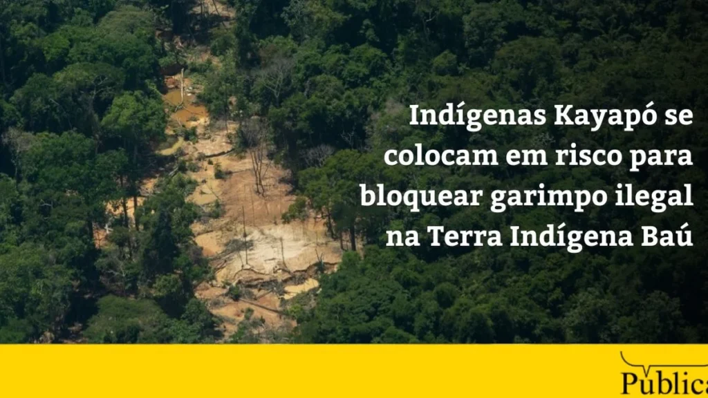 Indígenas Kayapó enfrentam riscos para barrar garimpo ilegal na Terra Indígena Baú Indígenas Kayapó enfrentam riscos para barrar garimpo ilegal na Terra Indígena Baú
