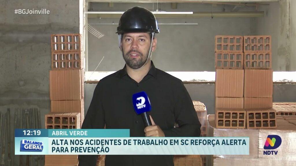 Joinville é Destaque em Acidentes de Trabalho em SC e Levanta Sinal de Alerta no Abril Verde Joinville é Destaque em Acidentes de Trabalho em SC e Levanta Sinal de Alerta no Abril Verde