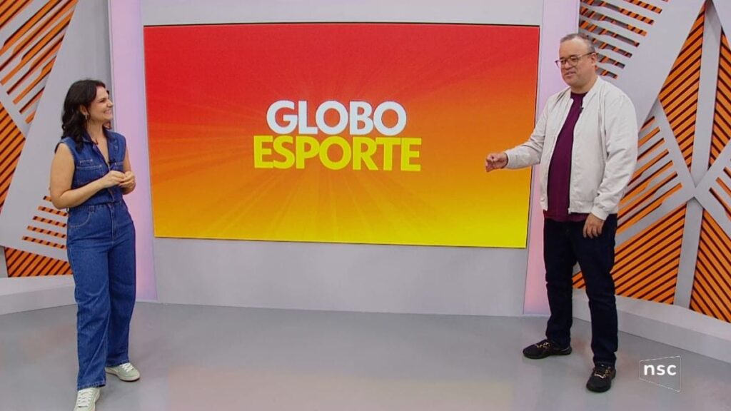 Everaldo Marques Brilha na Inauguração do Novo Cenário do Globo Esporte SC Everaldo Marques Brilha na Inauguração do Novo Cenário do Globo Esporte SC
