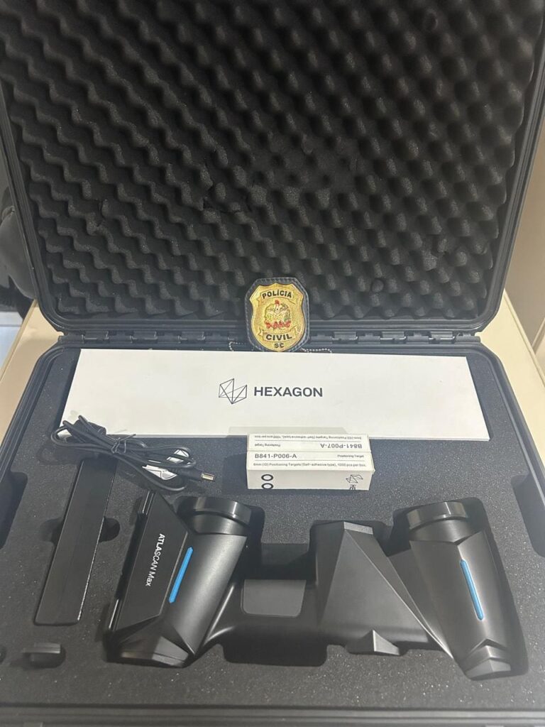 Polícia Civil Recupera Scanner 3D Avaliado em R$ 360 mil em Operação Conjunta