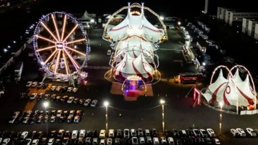 Mirage Circus chega a Joinville com roda-gigante de 35 metros e show do Globo da Morte