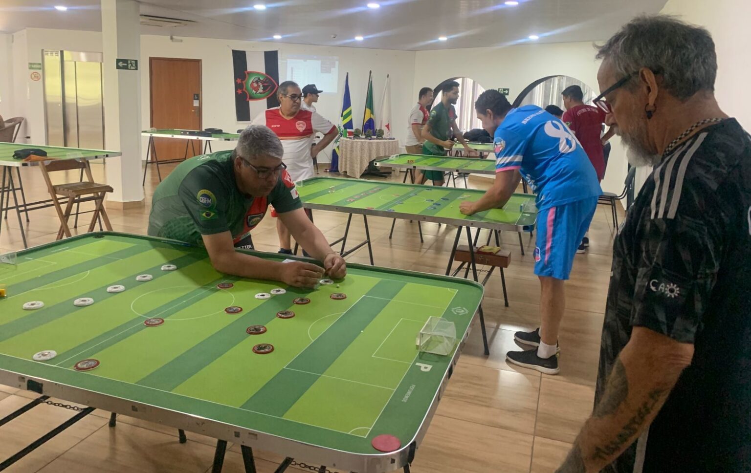 Desafio de Futebol de Mesa GV 88 Anos Inaugura Calendário Esportivo em Valadares Desafio de Futebol de Mesa GV 88 Anos Inaugura Calendário Esportivo em Valadares