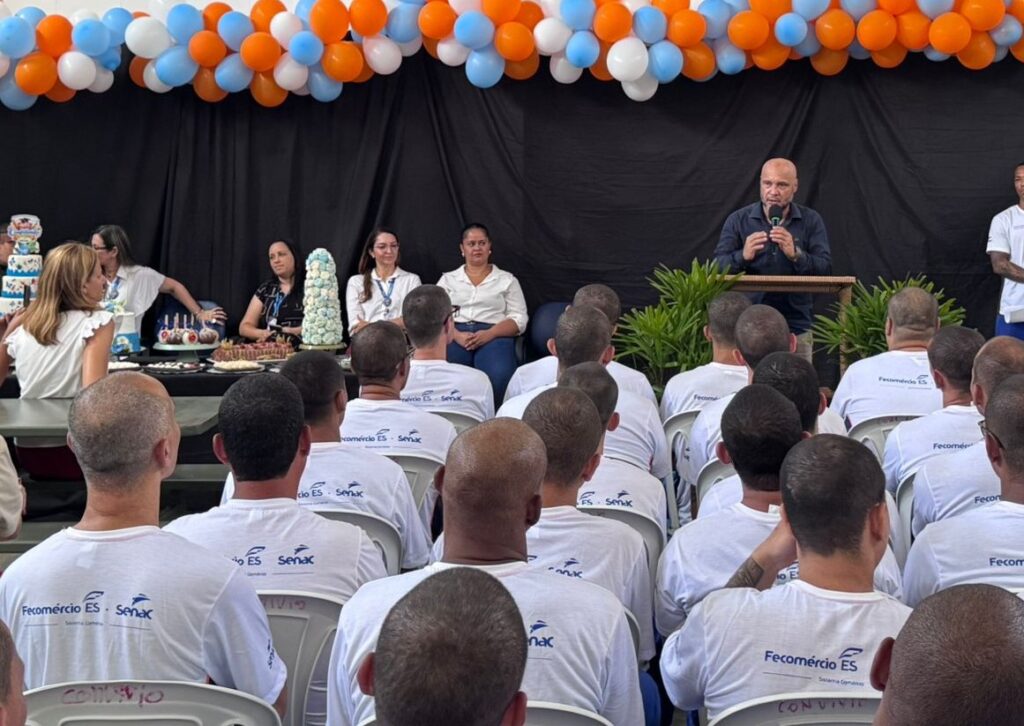 Sejus e Senac-ES Concedem Certificados de Formação Profissional a Internos em Linhares