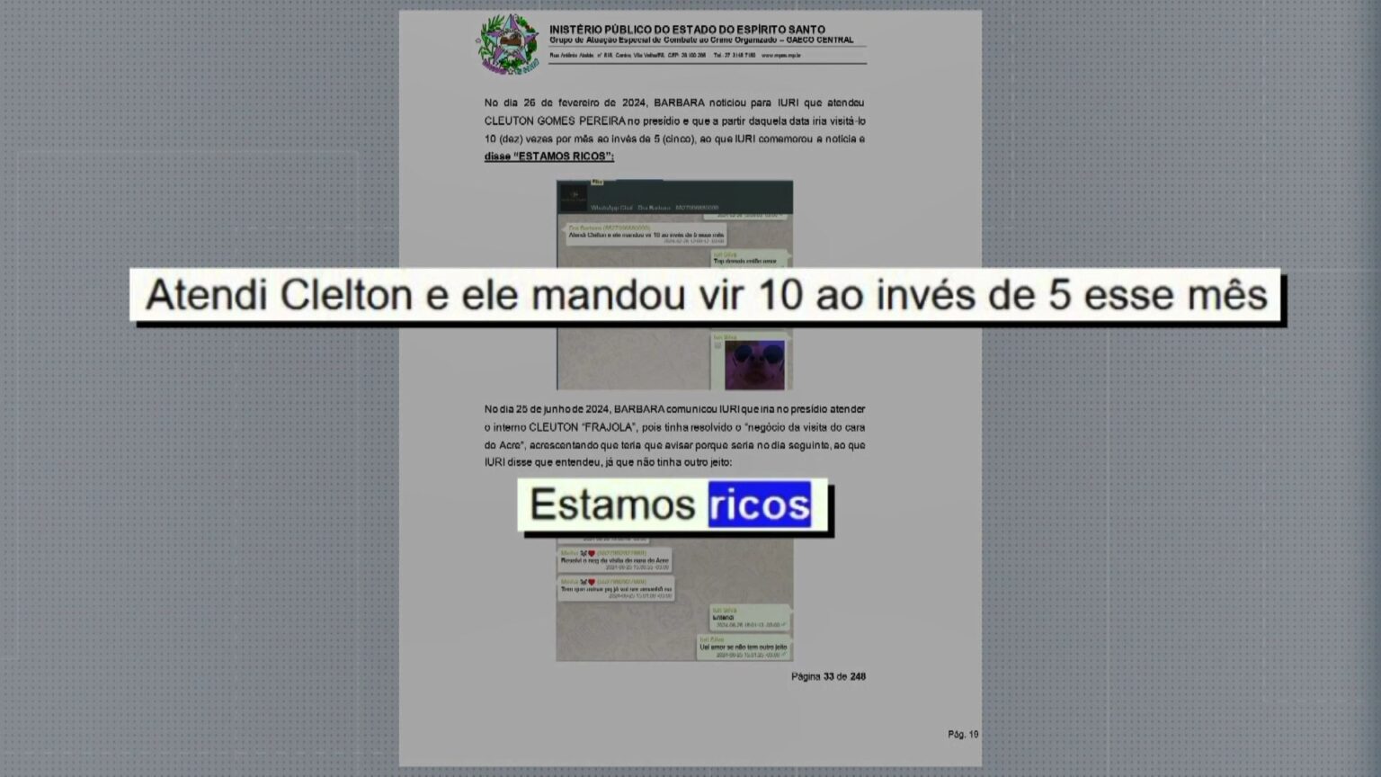 Escândalo de Corrupção: Guarda Municipal e Advogada em Vila Velha Ligados a Facção, Revela MPES
