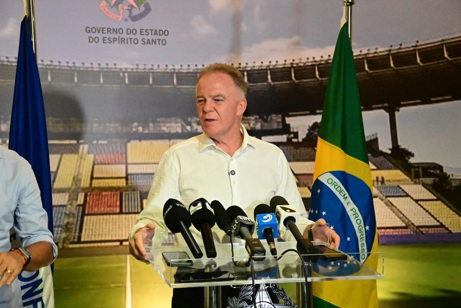 Casagrande: ‘Renúncia de Pazolini não altera nossa estratégia eleitoral’ Casagrande: 'Renúncia de Pazolini não altera nossa estratégia eleitoral'