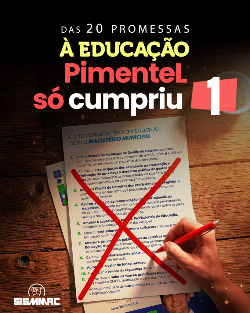 Educação em Curitiba: Pimentel Cumpriu Apenas 1 das 20 Promessas Feitas