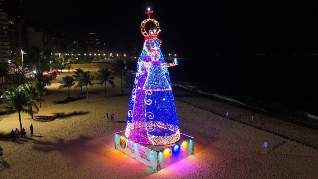 Iluminação Especial de Nossa Senhora da Penha Marca Abertura da Festa em 2026