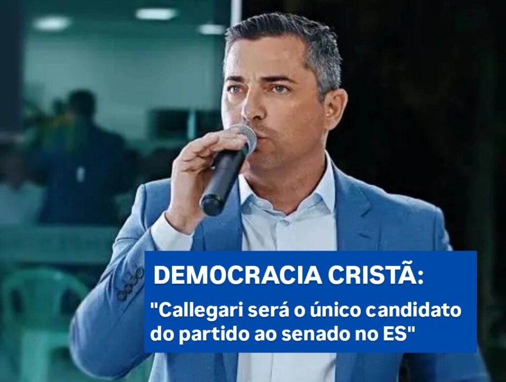 Wellington Callegari é o Único Candidato do DC ao Senado; Pesquisa Aponta 3,5% de Intenções de Voto Wellington Callegari é o Único Candidato do DC ao Senado; Pesquisa Aponta 3,5% de Intenções de Voto