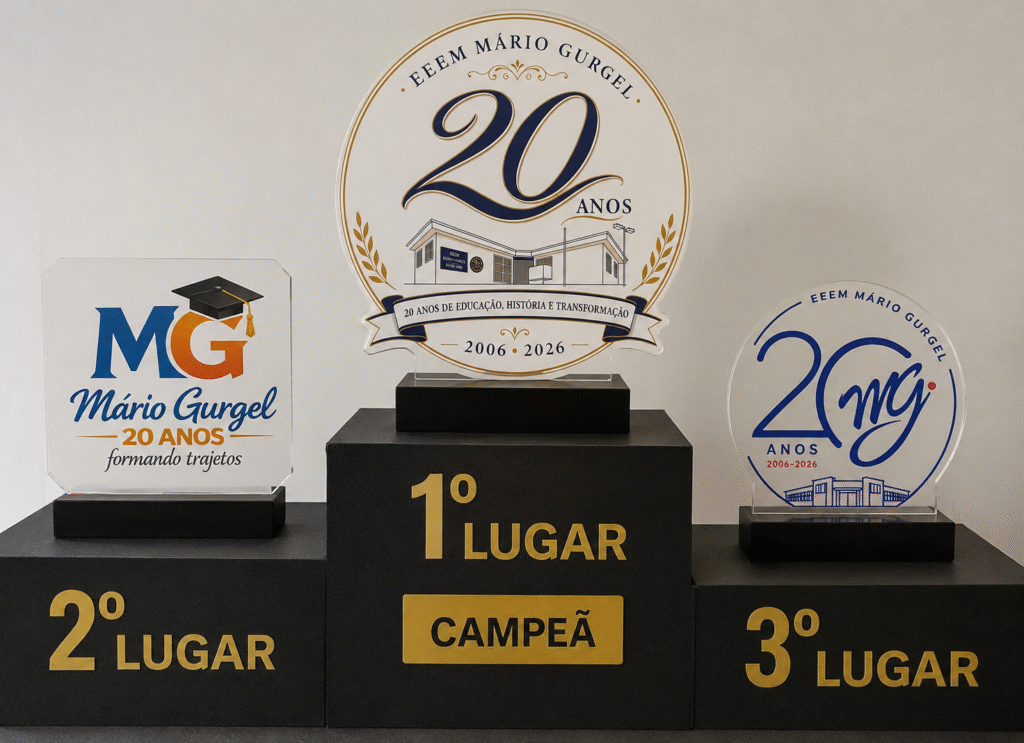 Estudantes Criam Logomarca Comemorativa Para os 20 Anos da Escola Mário Gurgel