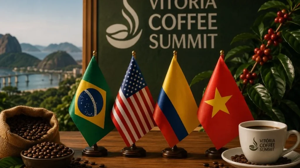 Vitória Coffee Summit reúne Brasil, EUA, Colômbia e Vietnã para debater o futuro do café