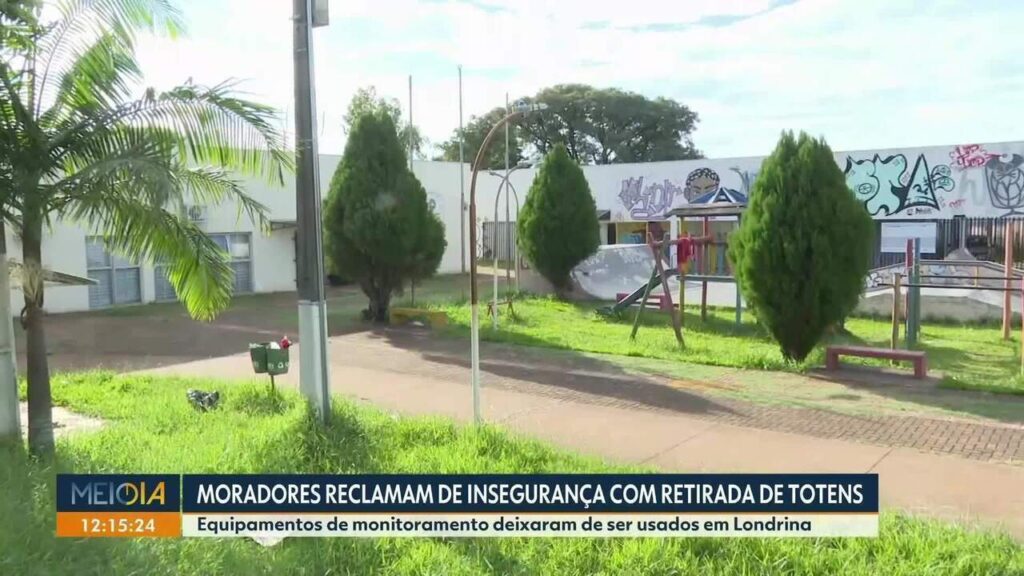 Retirada de Totens de Monitoramento em Londrina Gera Preocupação com a Segurança