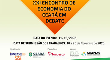 XXIº Encontro de Economia do Ceará: Uma Oportunidade para Debater Desafios e Inovações Imagem do artigo